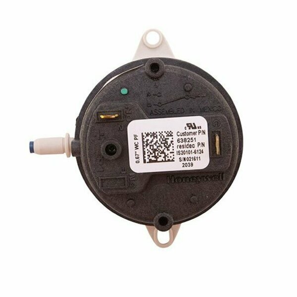 Source 1 Switch , Pressure, Air, 0.67 Iwc On Fall, spno S1-02435978000